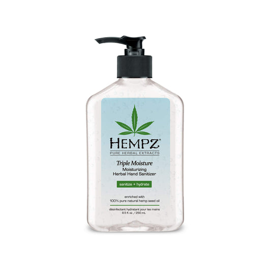 Hempz botella frontal con dosificador, práctico y elegante