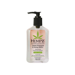 Hempz envase frontal con dosificador, práctico y elegante