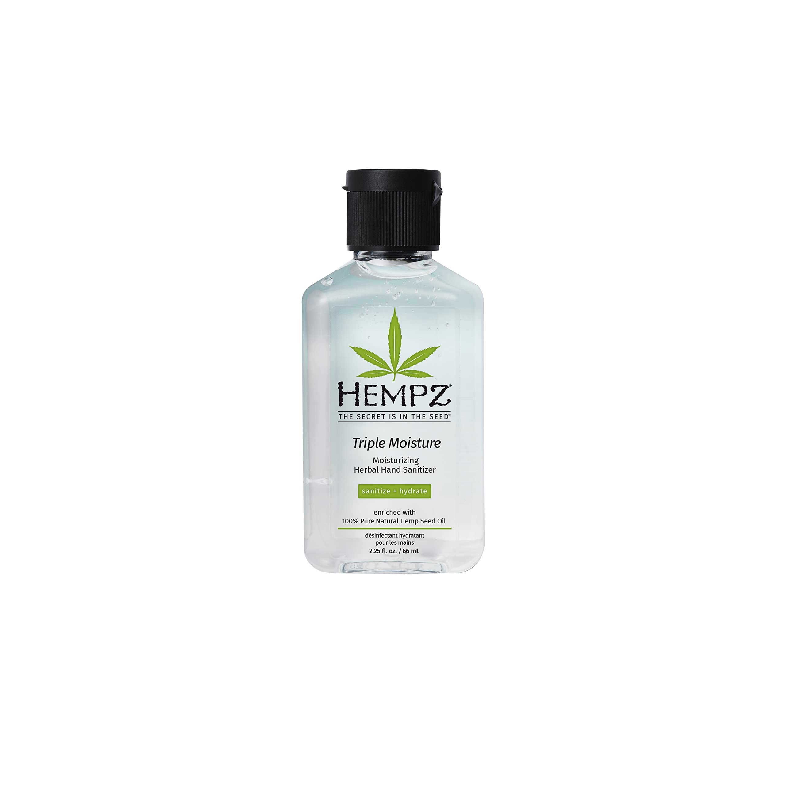 Hempz envase frontal con aroma pomelo, práctico y portátil