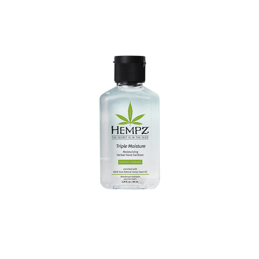 Hempz envase frontal con aroma pomelo, práctico y portátil