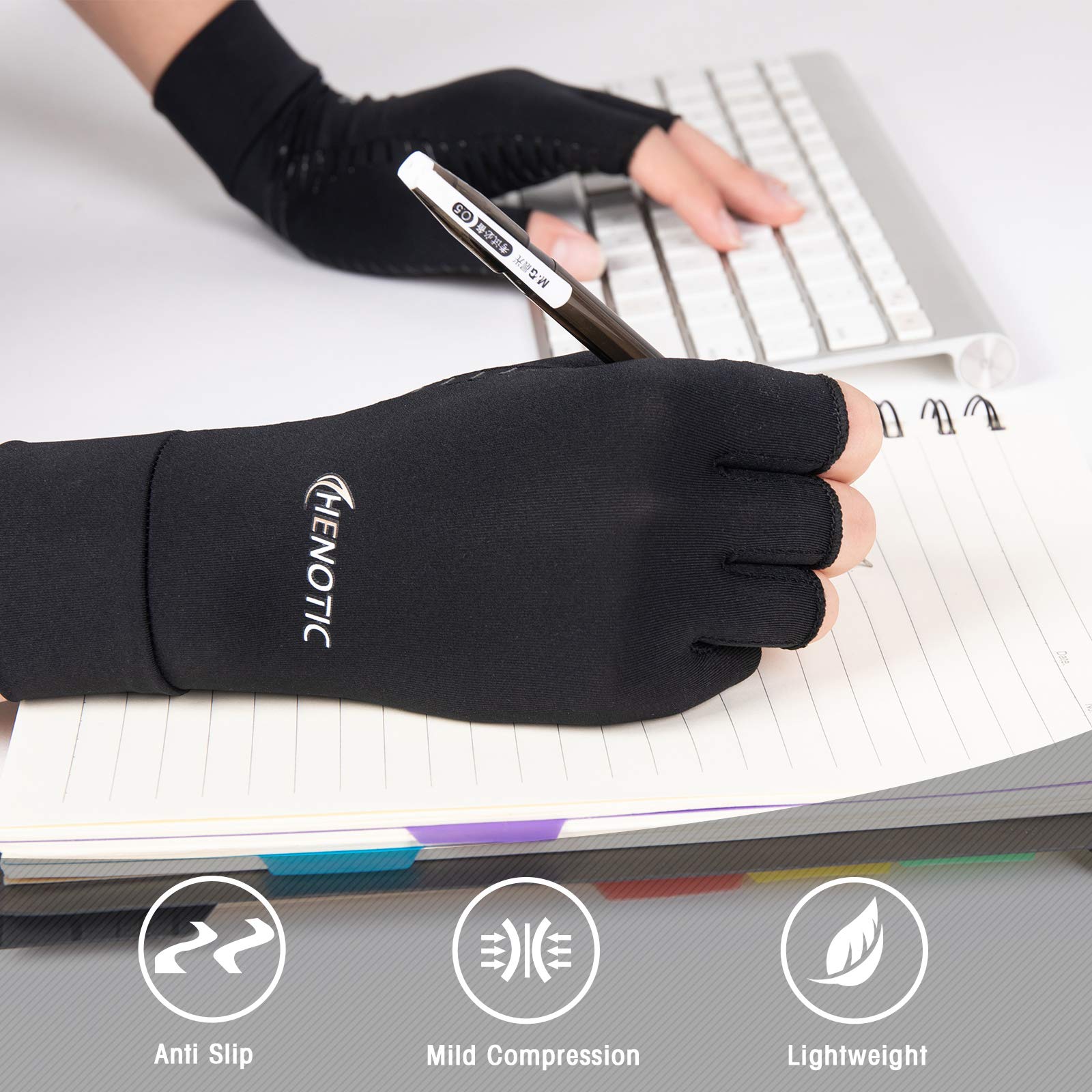 HENOTIC guantes presentados en ambiente hogareño transmitiendo comodidad diaria