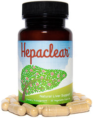 Hepaclear etiqueta nutricional legible que demuestra transparencia