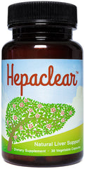 Hepaclear vista frontal del empaque mostrando etiqueta y beneficios