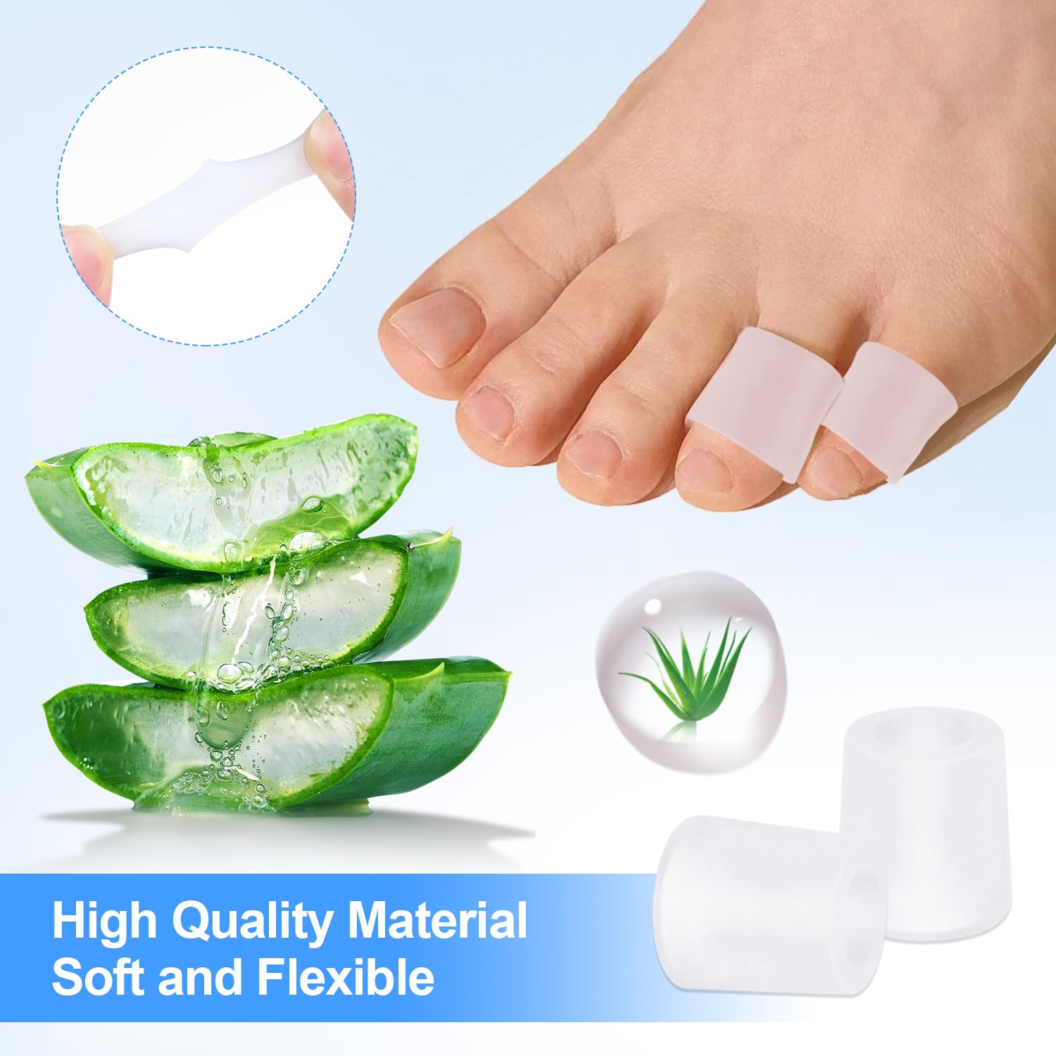 heqxwl textura de gel con aloe vera mostrando suavidad y alivio