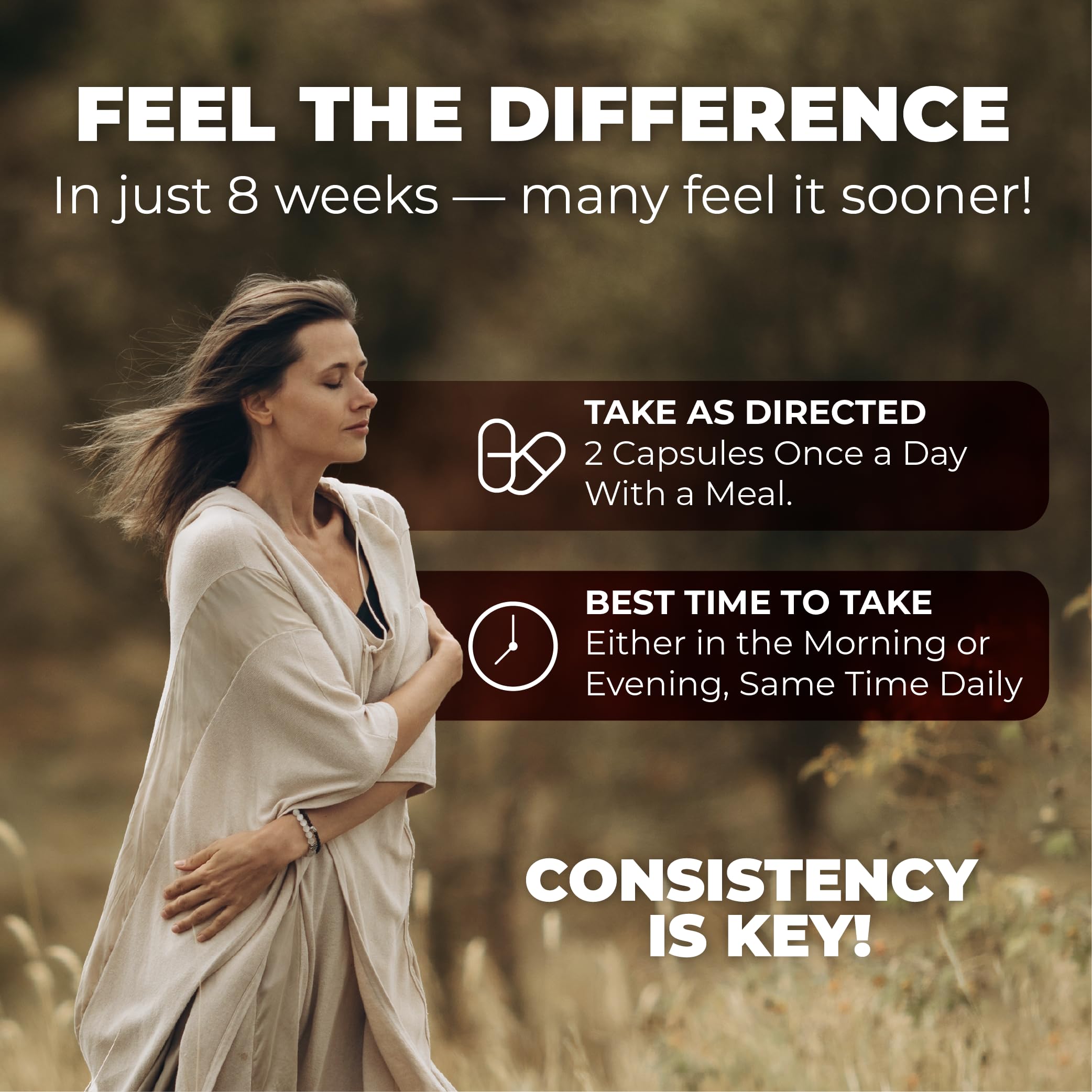 Her Bodhi Meno ingredientes botánicos (ashwagandha, soja) para equilibrio