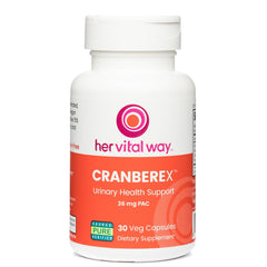 her vital way frasco delantero mostrando 60 cápsulas y beneficios claros