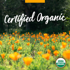 Herb Pharm etiqueta del producto con certificaciones visibles