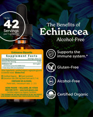Herb Pharm etiqueta detallada con lista de ingredientes y certificaciones