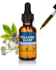 Herb Pharm frente del empaque mostrando botella y etiqueta, confianza en calidad