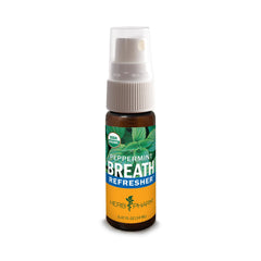 Herb Pharm envase frontal pequeño mostrando etiqueta orgánica y beneficio de frescura