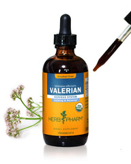Herb Pharm frente del empaque mostrando nombre y tamaño, confianza de origen