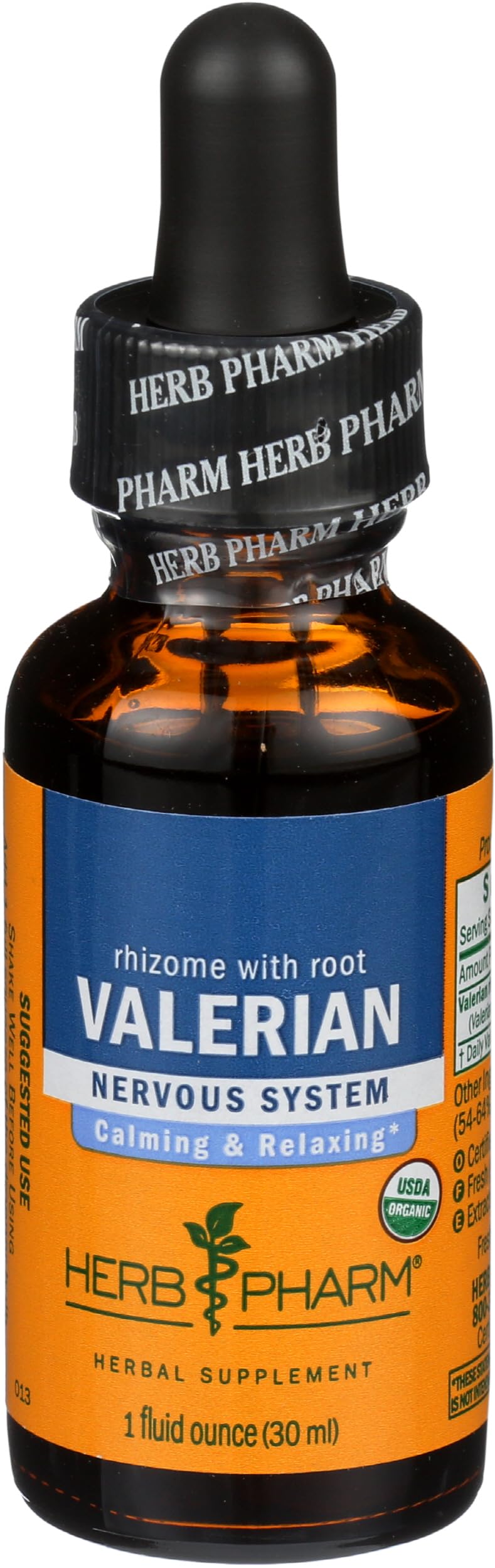 Raíz y rizoma frescos de valeriana Herb Pharm antes de la extracción, frescura preservada