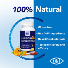 Cápsula Herbal Bee en mano para comparar tamaño, fácil de tragar