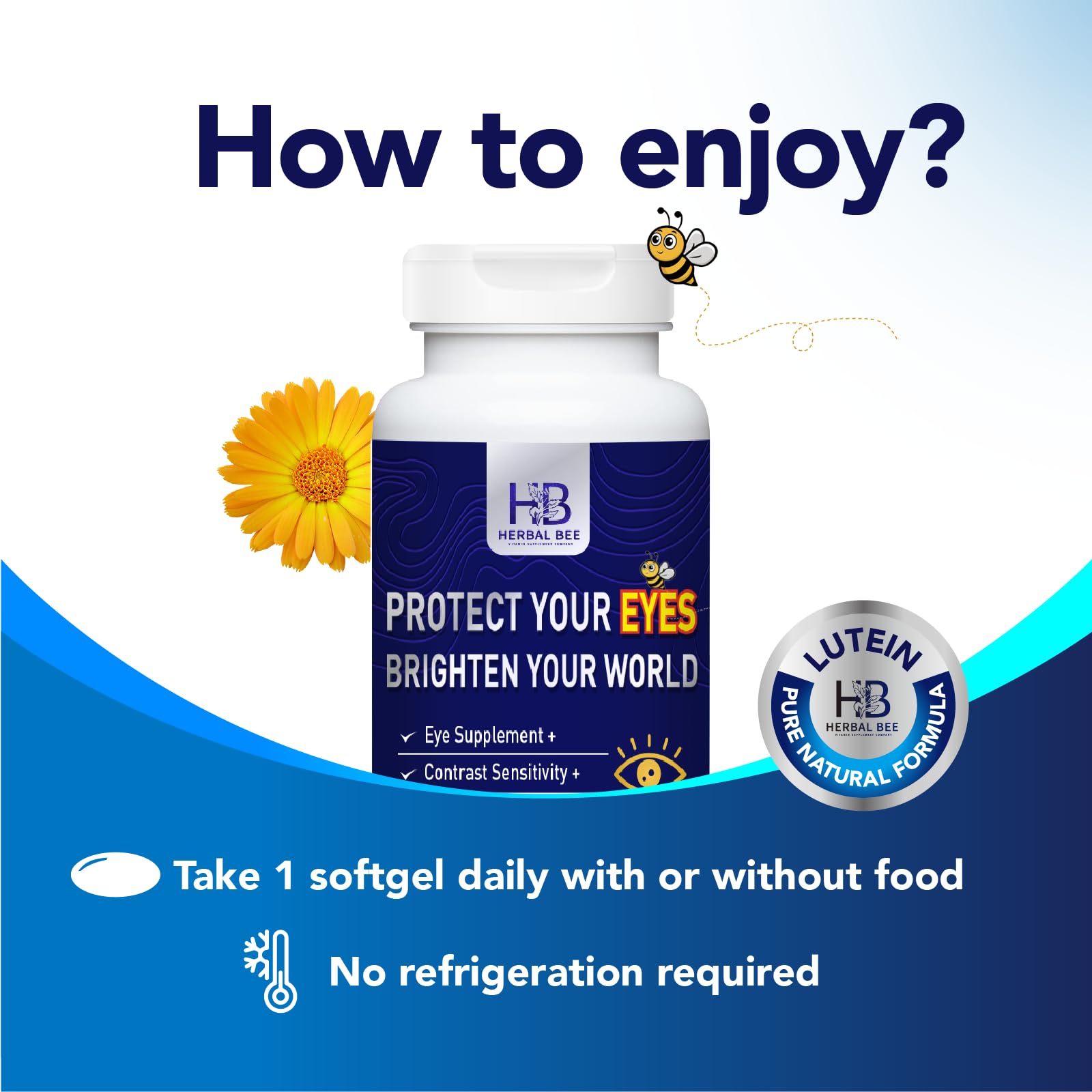 Cápsula Herbal Bee junto a desayuno, integración fácil en rutina diaria