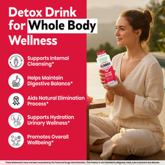 Herbal Clean botella junto a un objeto para comparar tamaño práctico