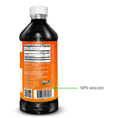 Herbal Goodness detalle de la etiqueta con ingredientes orgánicos y origen