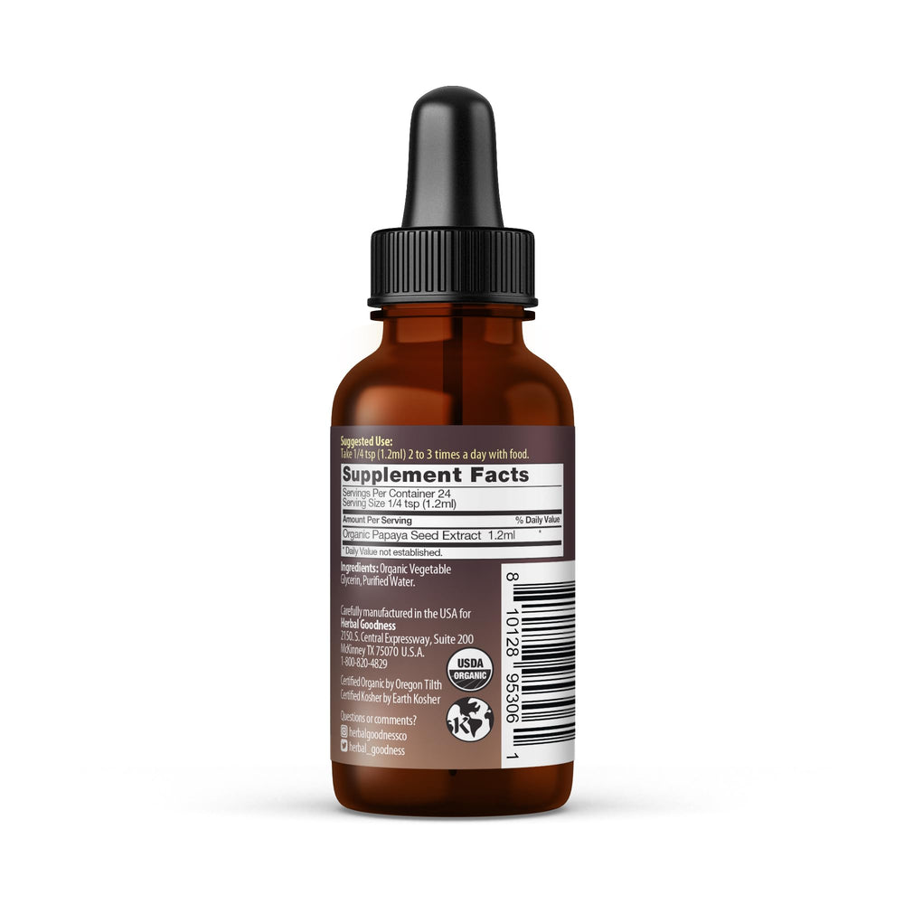 Herbal Goodness detalle del tapón cuentagotas para dosificación precisa