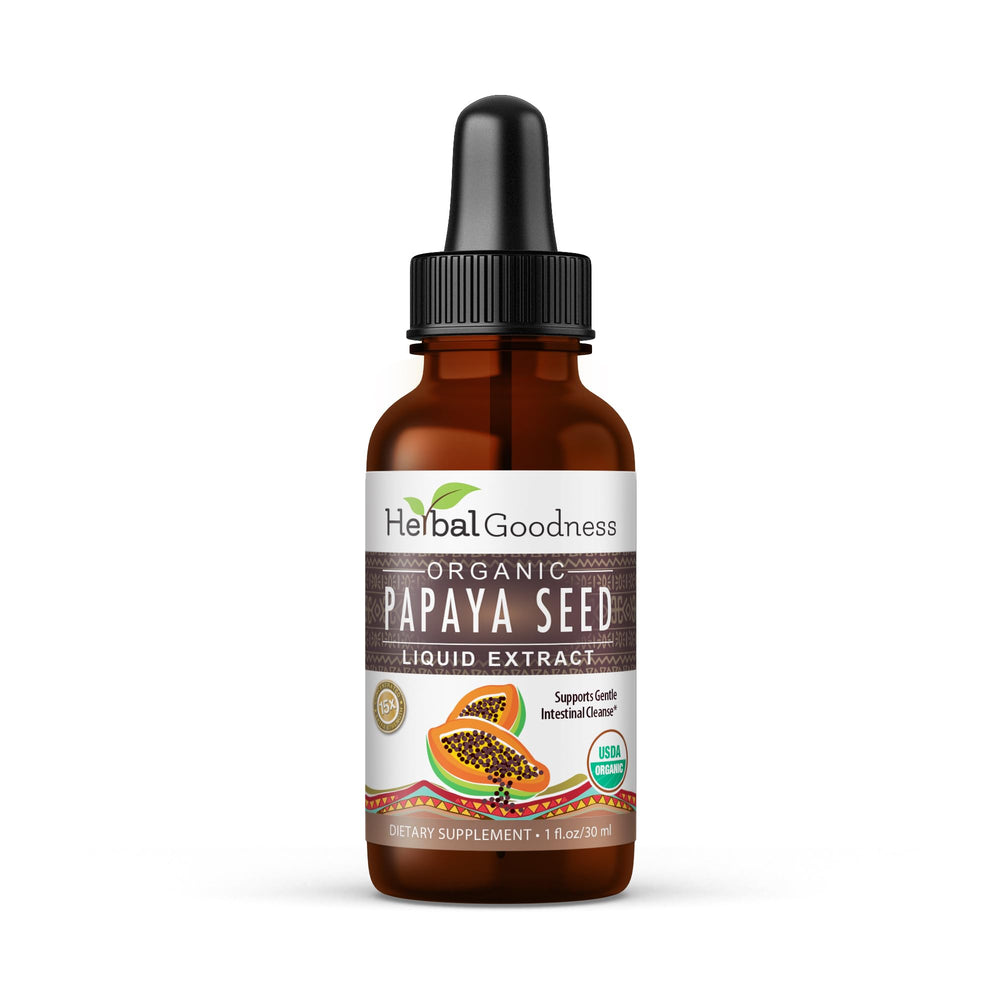 Herbal Goodness frontal del empaque mostrando diseño y tamaño compacto