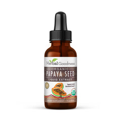 Herbal Goodness frontal del empaque mostrando diseño y tamaño compacto
