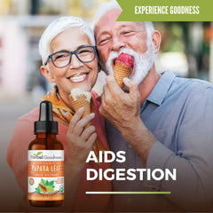 Herbal Goodness extracción añadida a batido matutino para digestión eficiente