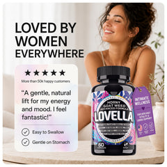 HERBAL HOT Lovella cápsula con flores botánicas ilustra origen natural