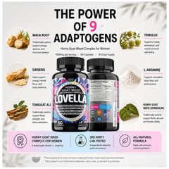HERBAL HOT Lovella etiqueta de ingredientes revela formulación equilibrada
