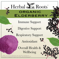 Herbal Roots frasco abierto con cápsulas listas para tomar fácilmente
