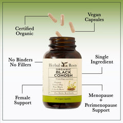 Cápsula Herbal Roots en mano para comparar tamaño y facilitar la dosificación