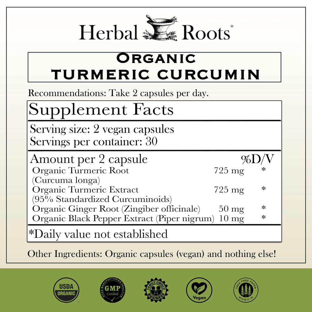 Herbal Roots primer plano de cápsulas veganas y textura, fácil de tragar