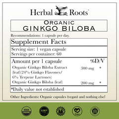 Herbal Roots cápsulas detalle de textura que destaca pureza y formulación vegana