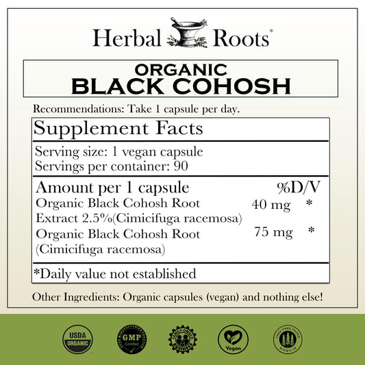 Primer plano de cápsulas veganas Herbal Roots que evidencia pureza y textura uniforme