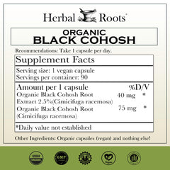 Primer plano de cápsulas veganas Herbal Roots que evidencia pureza y textura uniforme