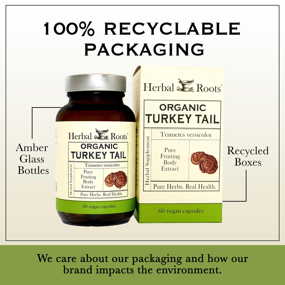 Herbal Roots sello USDA orgánico, garantía de cultivo certificado