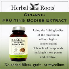 Herbal Roots tamaño en mano, muestra la cantidad en cada frasco