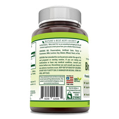 Herbal Secrets vista cercana de la tableta mostrando textura y dosificación precisa