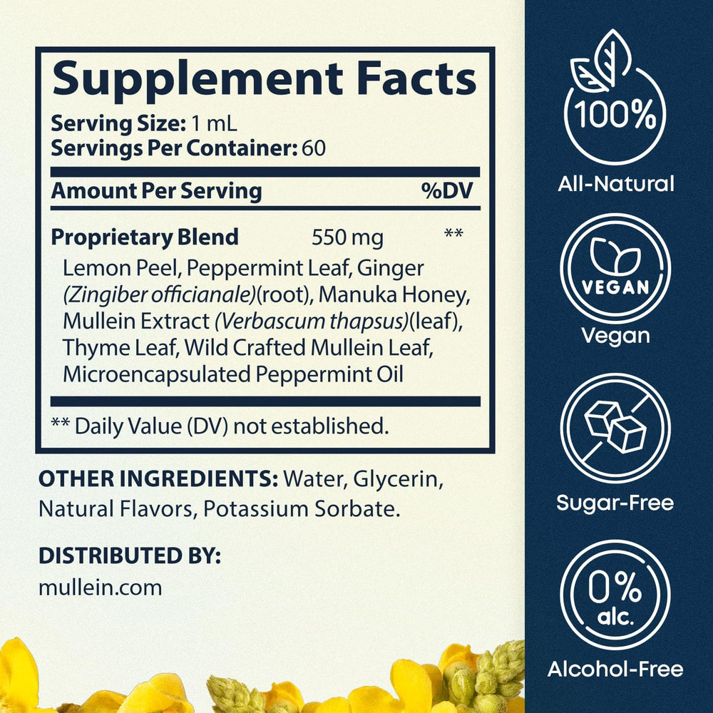 Herbal Tea Therapy etiqueta con ingredientes para transparencia y confianza