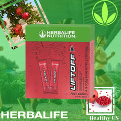 HERBALIFE comprimido efervescente detalle textura y fácil disolución