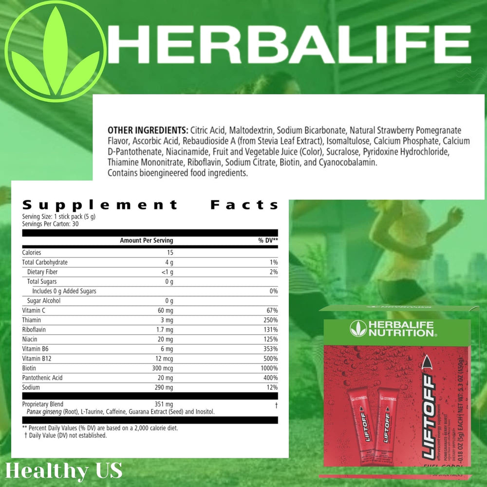 HERBALIFE tableta disuelta en vaso brillante lista para beber