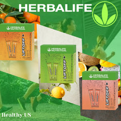 HERBALIFE envase sobre encimera resaltando uso cotidiano en casa