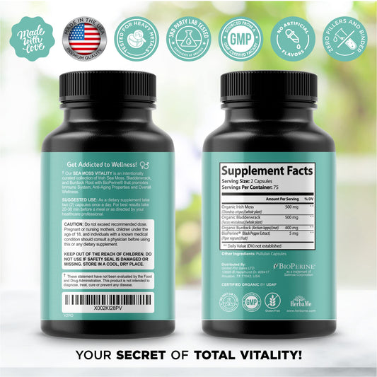 HerbaMe extracto de sarga vesicular, componente natural clave