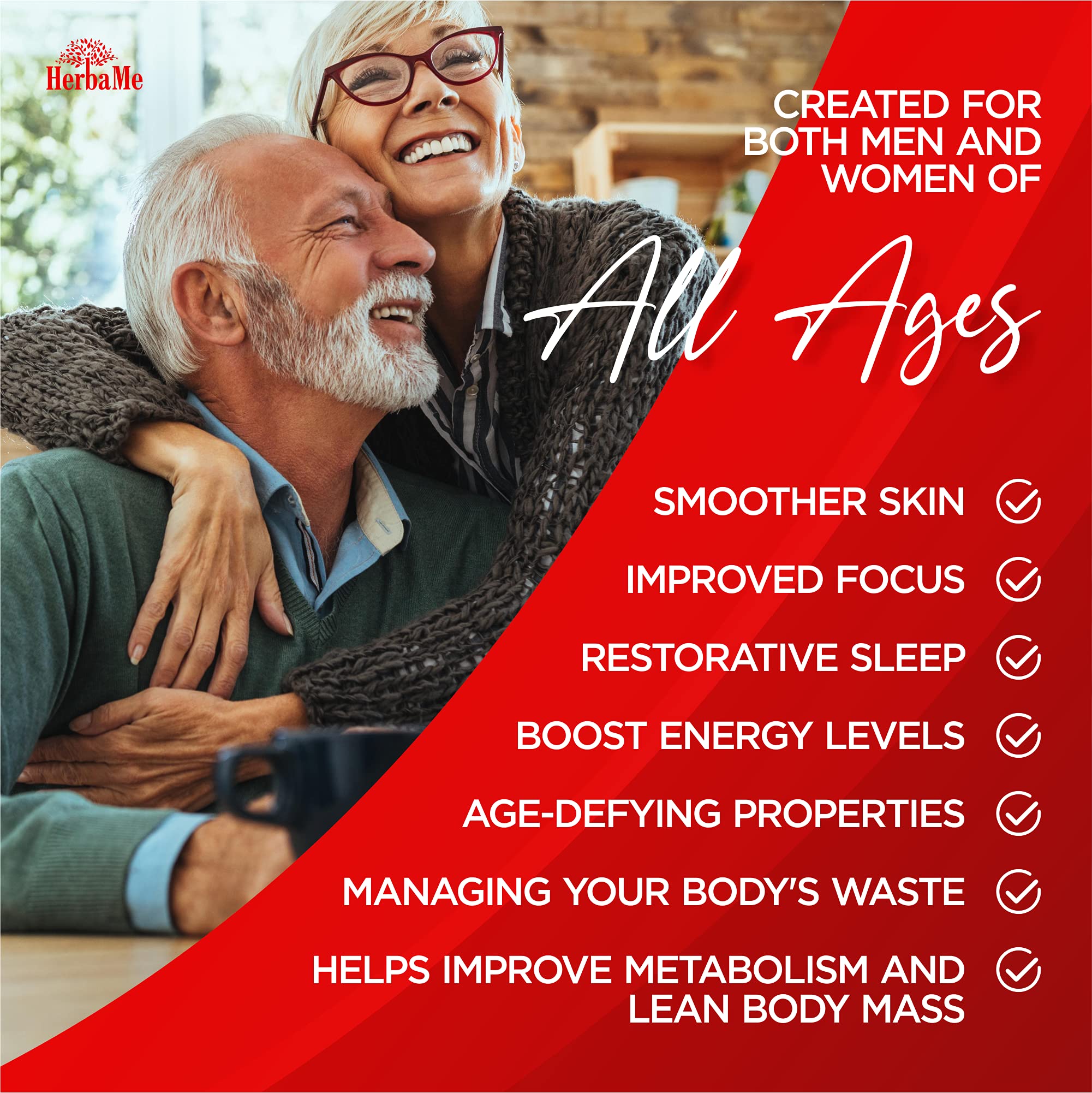 HerbaMe HGH: mezcla de aminoácidos para soporte muscular.