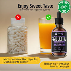 HERBIFY botella junto a regla para ver tamaño compacto de 4 oz