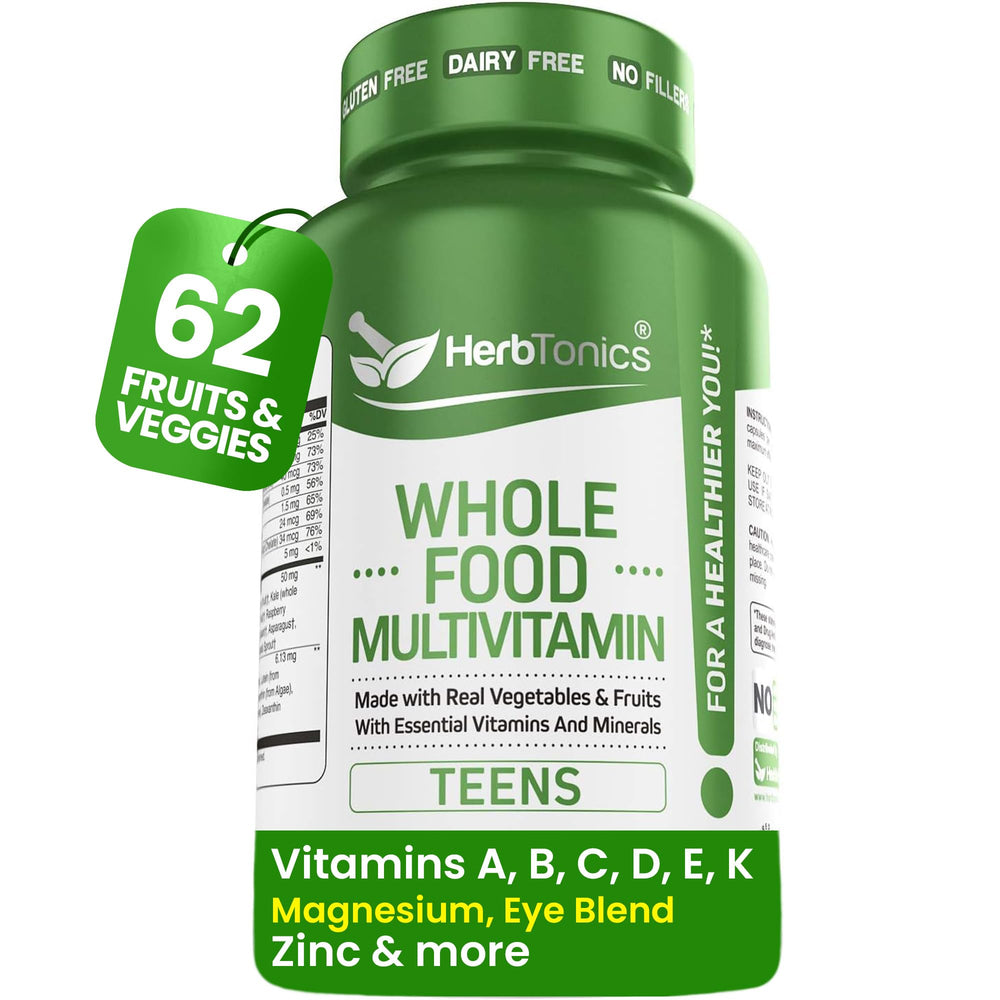 Herbtonics vista frontal del empaque mostrando fórmula vegana y beneficios