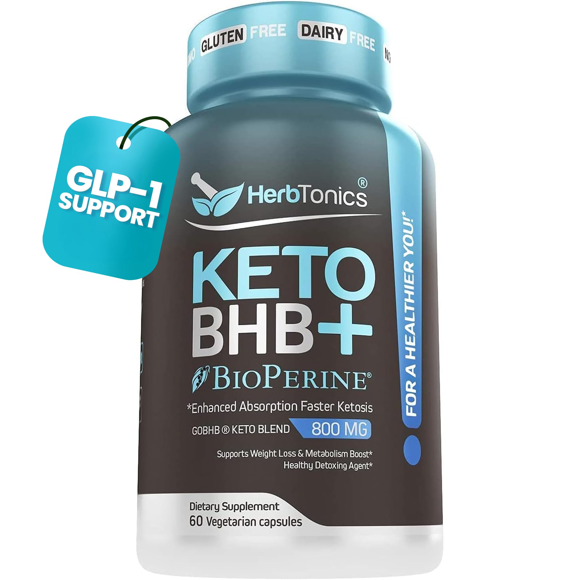 Herbtonics frontal del empaque mostrando diseño y beneficios