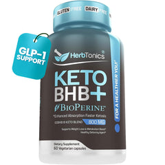 Herbtonics frontal del empaque mostrando diseño y beneficios