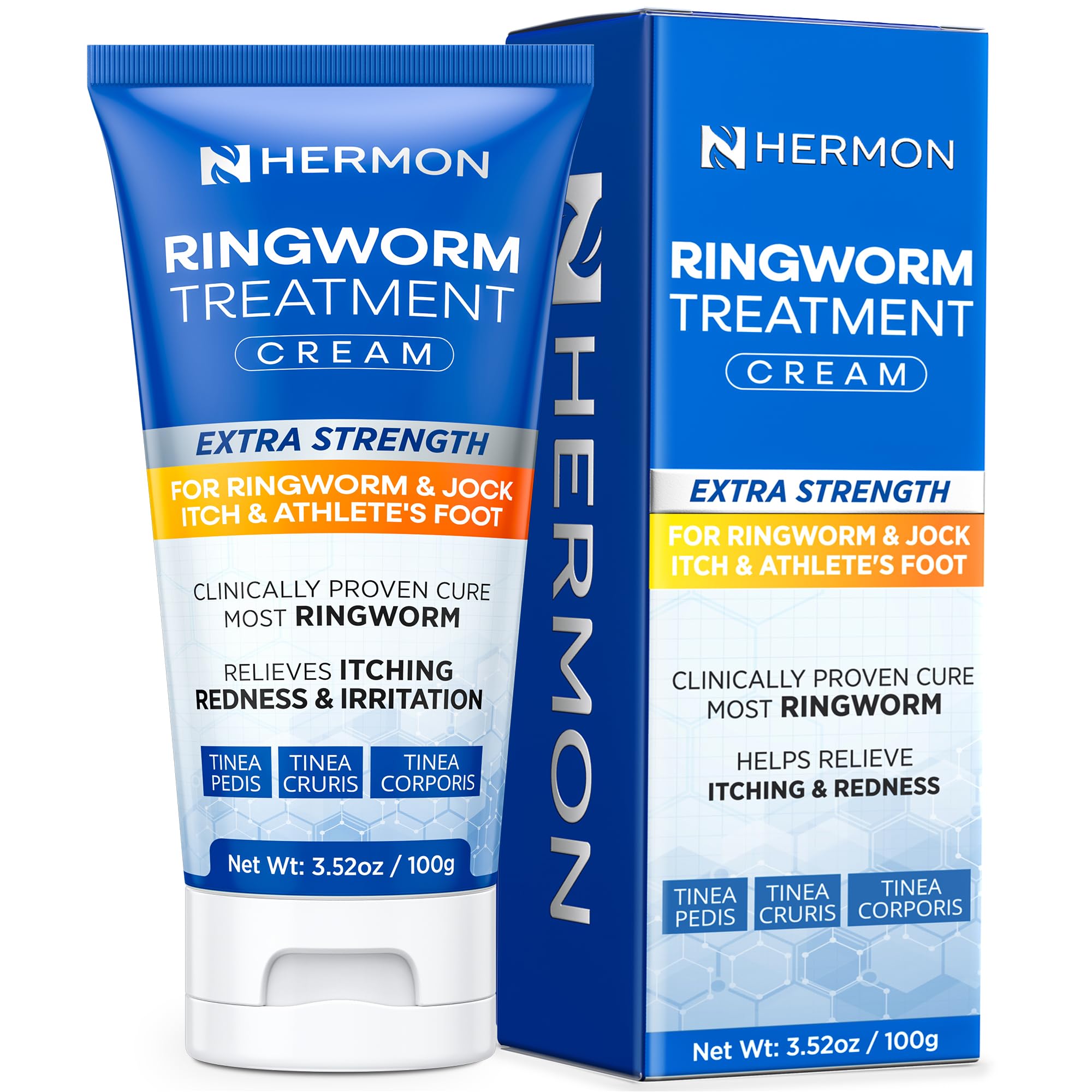 Hermon envase frontal 100 ml mostrando etiqueta y beneficio calmante