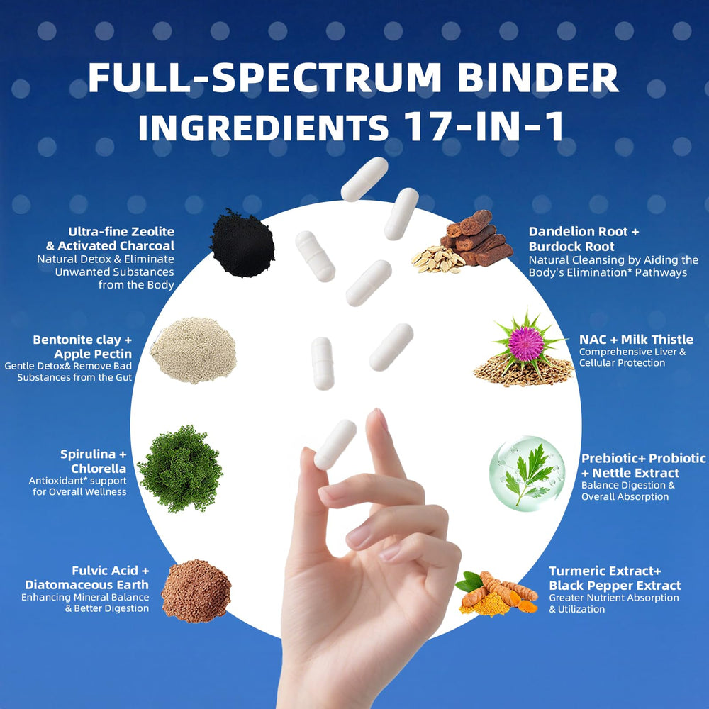 HevChay polvo de spirulina y chlorella mostrando ingredientes naturales