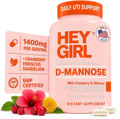 Hey Girl Tea frasco frontal mostrando etiqueta clara y beneficios