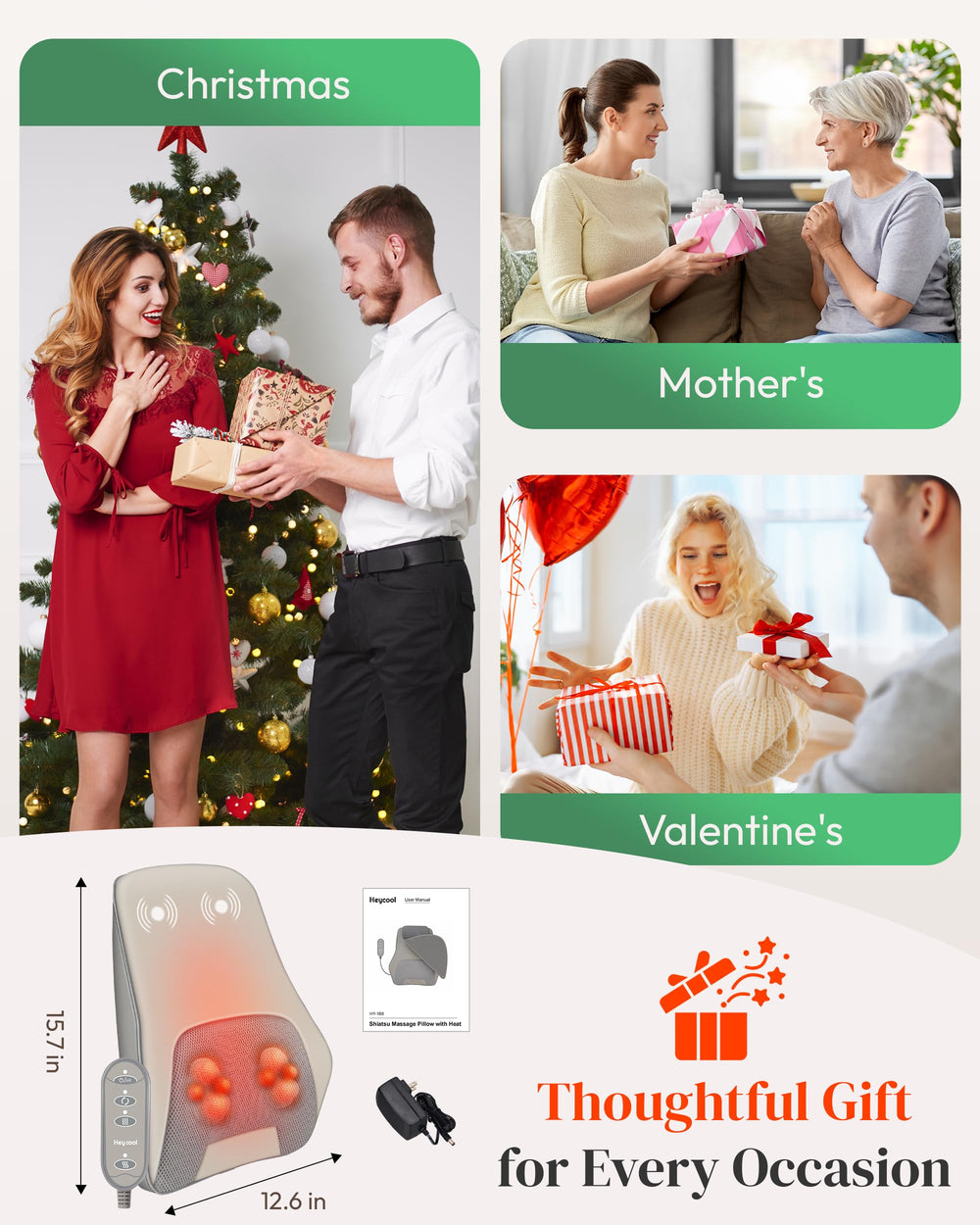 Heycool embalaje elegante listo para regalo, buena presentación y protección