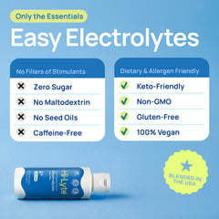 Hi-Lyte etiqueta de ingredientes destacando electrolitos y vitaminas clave